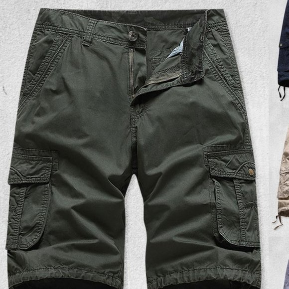 Men's short mixed bag cargo shorts - Picture 4 of 6